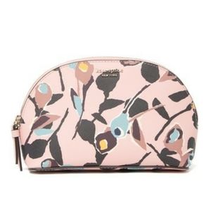 Kate Spade Cameron Paper Rose Cosmetic Bag